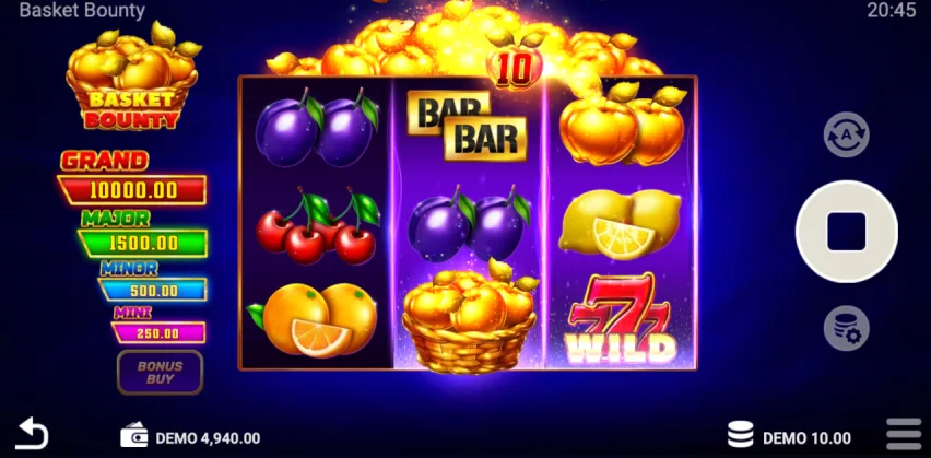 Apple Harvest mit Direktgewinn-Effekt