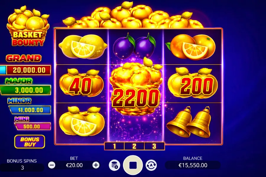 Apple Rush während des Hauptspiels
